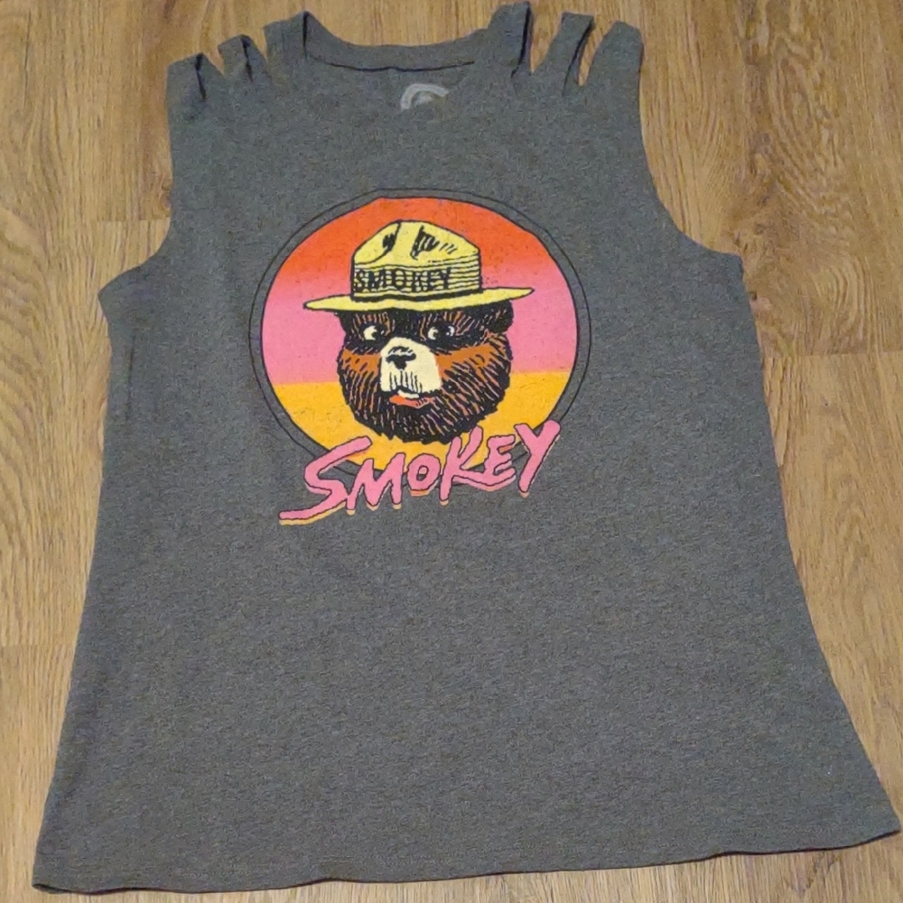 Smokey the Bear Gray Tank Top - Size XS